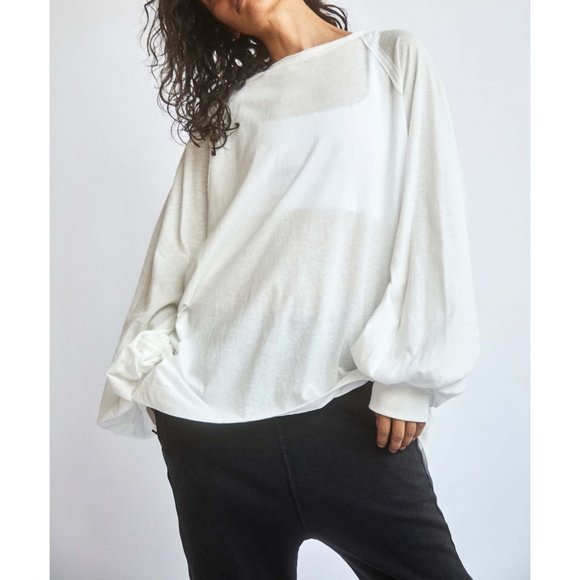 Free People Tops - 🎉LAST CHANCE🎉 NWT FP Movement She's Everything Solid Long Sleeve / White